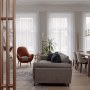 South Kensington - Refurbishment & FF&E | Main living and dining area with room divider | Interior Designers