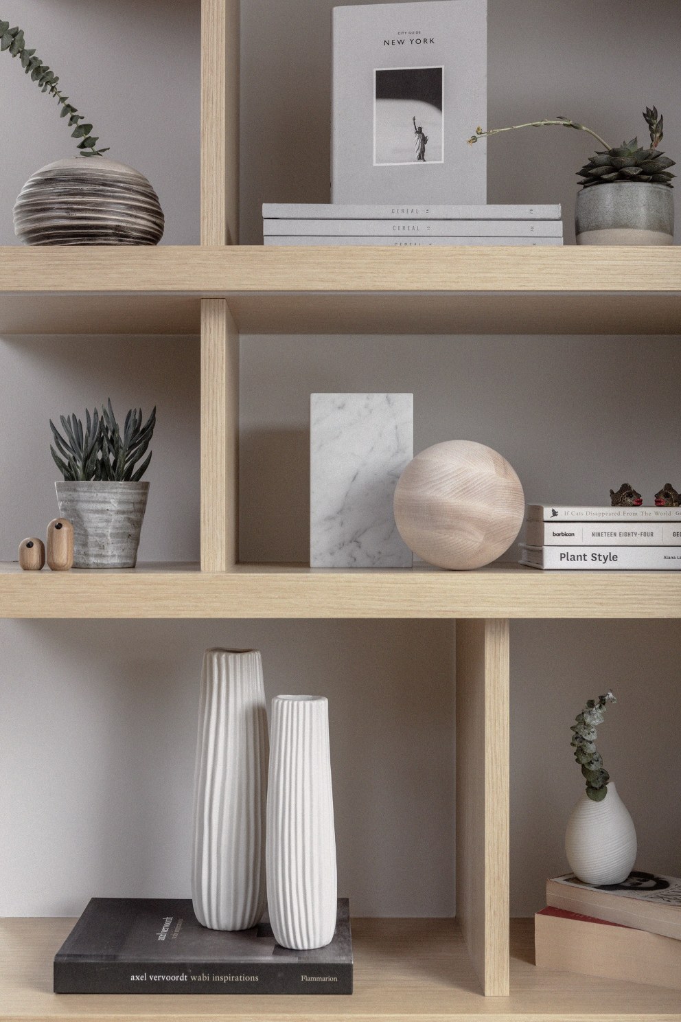 Chelsea - Refurbishment & FF&E | Bespoke, scandi living room shelves | Interior Designers