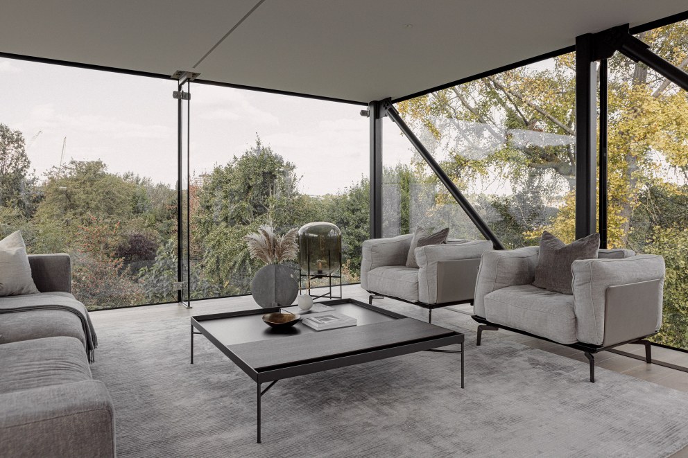 Wimbledon - New build home | Contemporary living area | Interior Designers