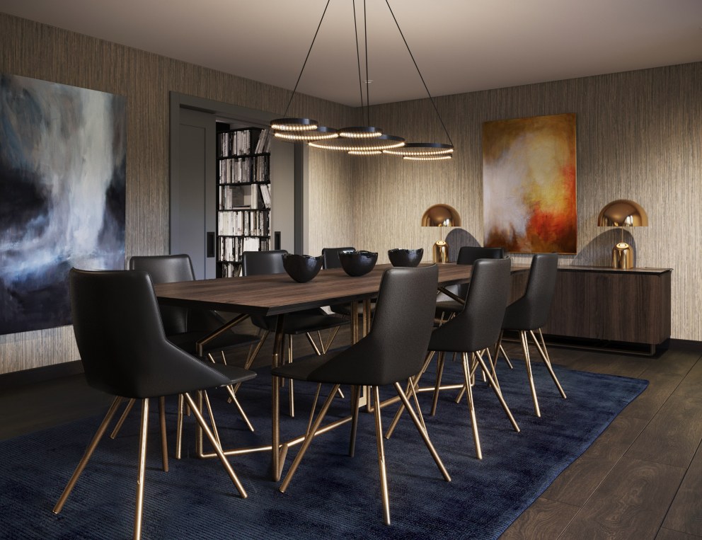 Richmond - Luxury Private Residence | Dining Room | Interior Designers
