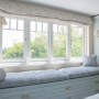 Modern country Home | Main bedroom (window seat & joinery) | Interior Designers