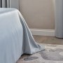 Luxury London Riverside House  | Bespoke Rug, Bed throw and window treatment | Interior Designers