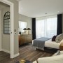 Timeless-contemporary London apartment | Master Bedroom view | Interior Designers