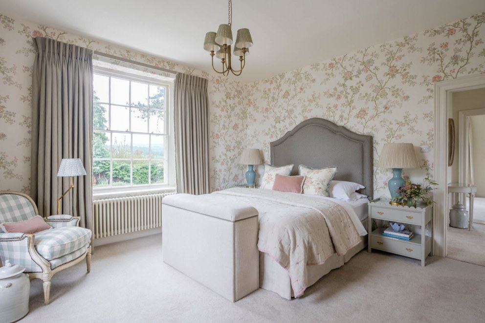 Bedroom / Georgian house in Somerset - InteriorDesigners.net