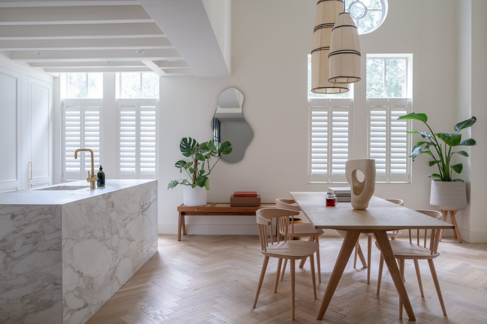Grade II listed Hackney apartment | Kitchen-dining space | Interior Designers