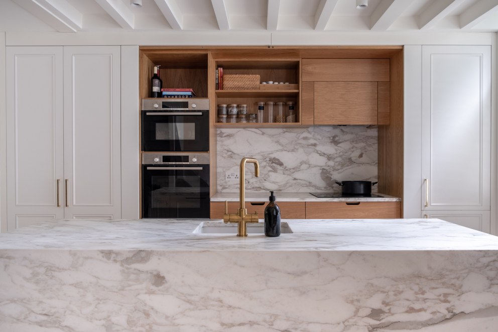 Grade II listed Hackney apartment | Kitchen revealed | Interior Designers