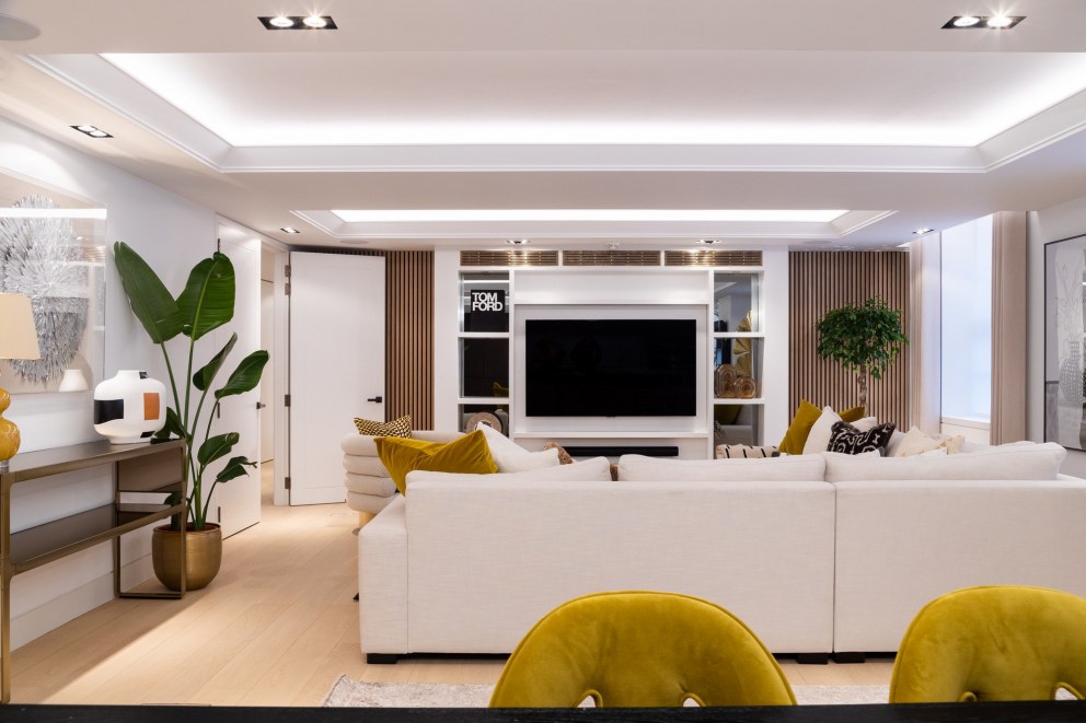 Bolsover Street W1 | open plan living room diner | Interior Designers