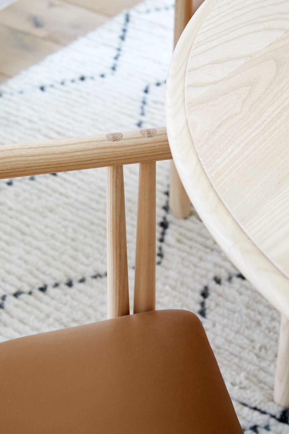 Wimbledon residence | Detail dining chairs | Interior Designers