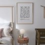 New Build, Crystal Palace | Soft pink bedroom using high street and vintage furniture | Interior Designers