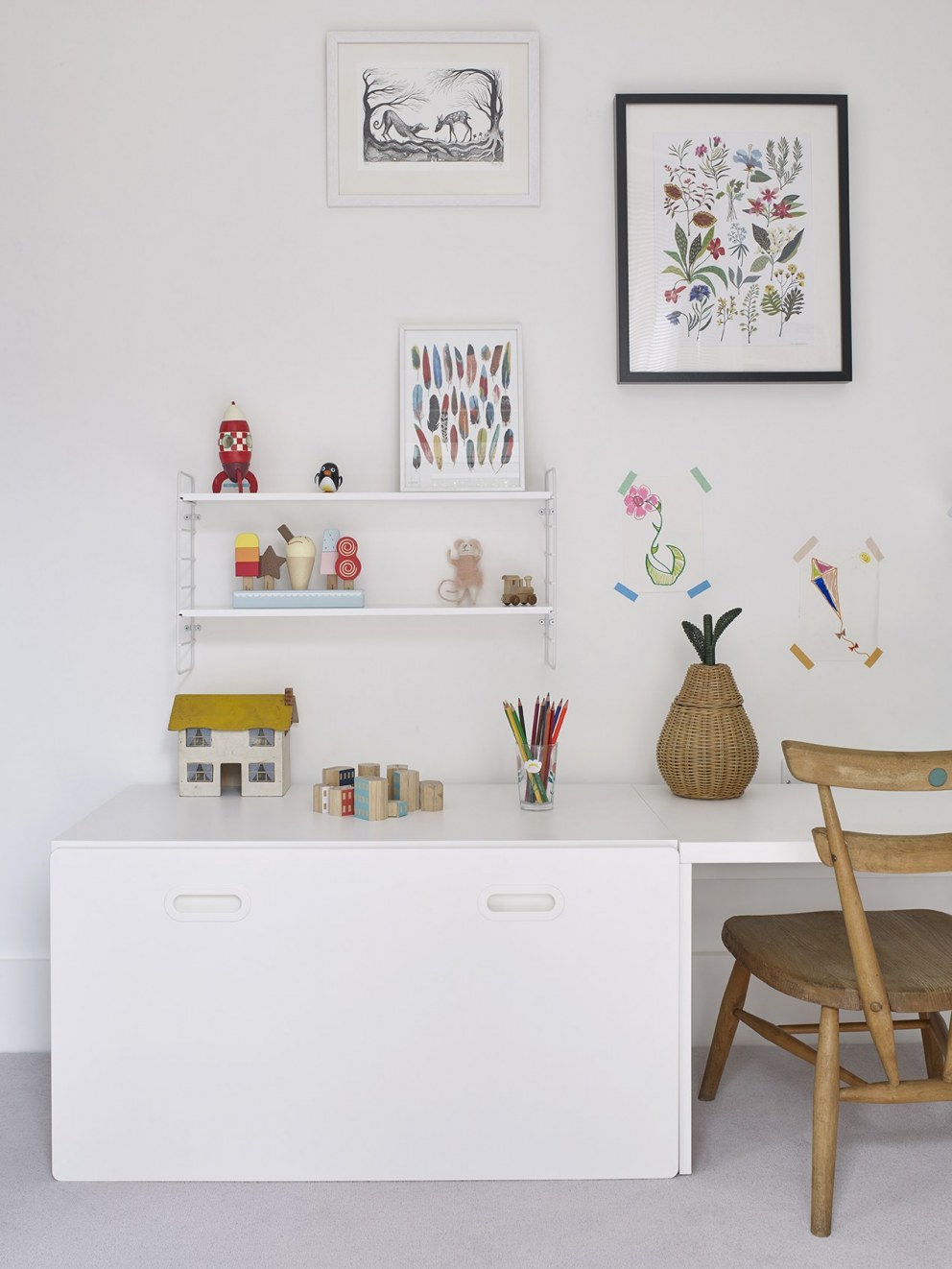 New Build, Crystal Palace | A desk in a child's bedroom | Interior Designers