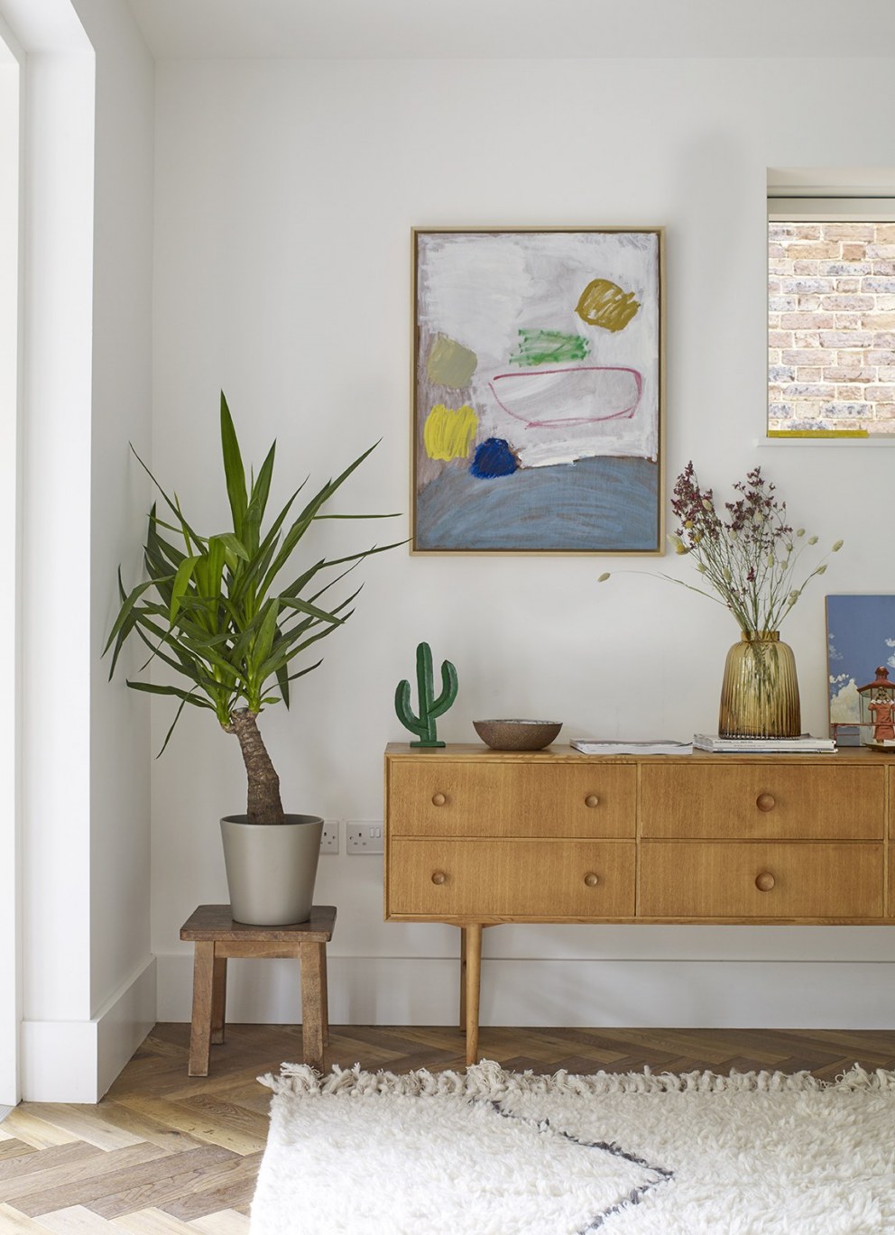 New Build, Crystal Palace | Vintage midcentury sideboard | Interior Designers