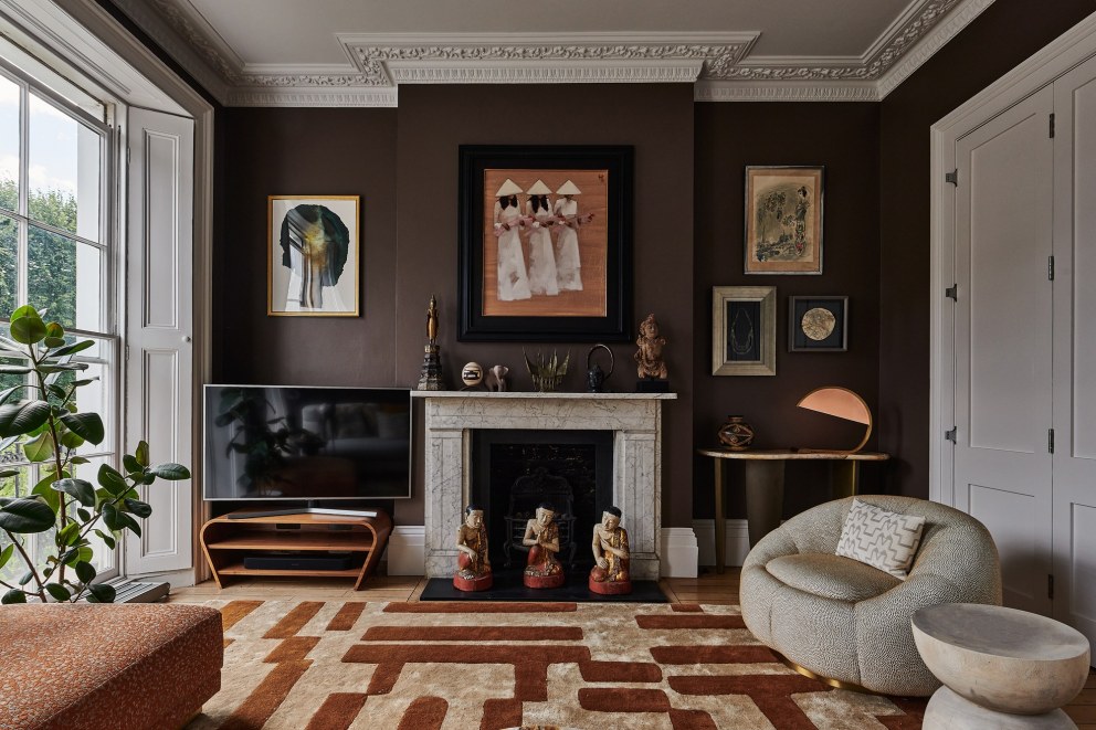 Notting Hill Town House  | Organic sculptural drawing room | Interior Designers