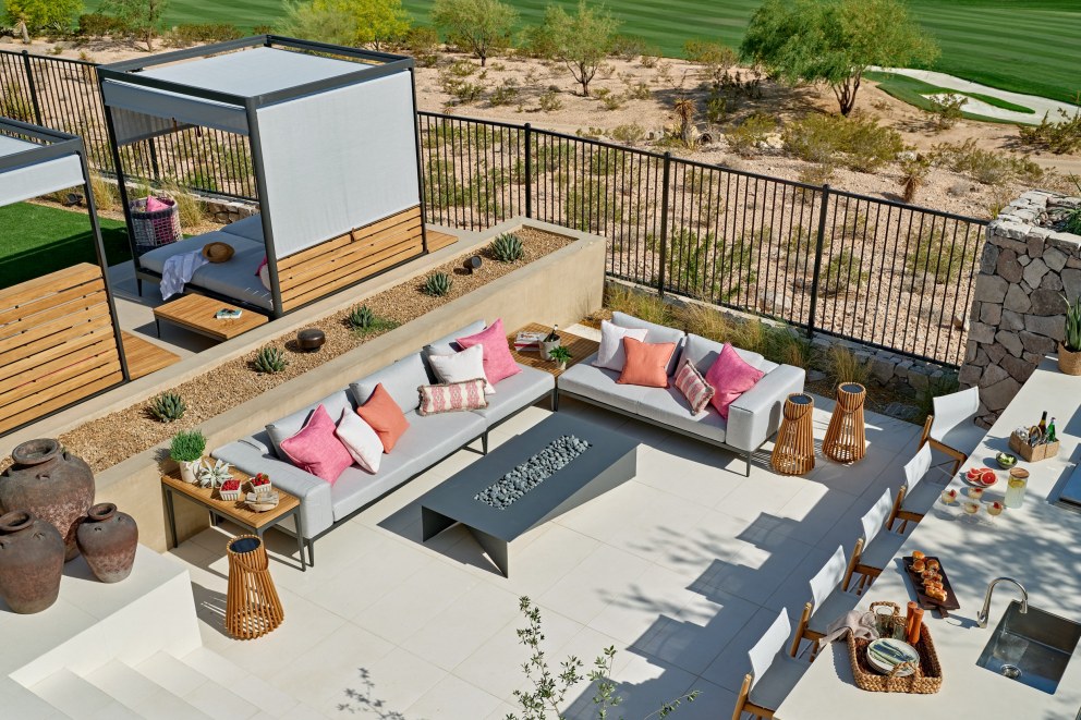 Family Retreat, Nevada | Outdoor kitchen and Sun Terrace | Interior Designers