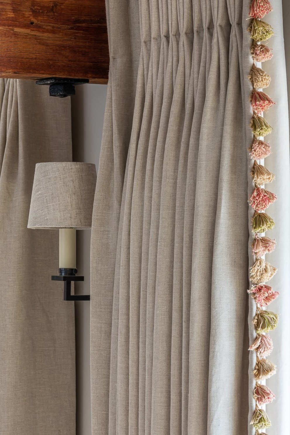 Hampshire barn | curtains | Interior Designers