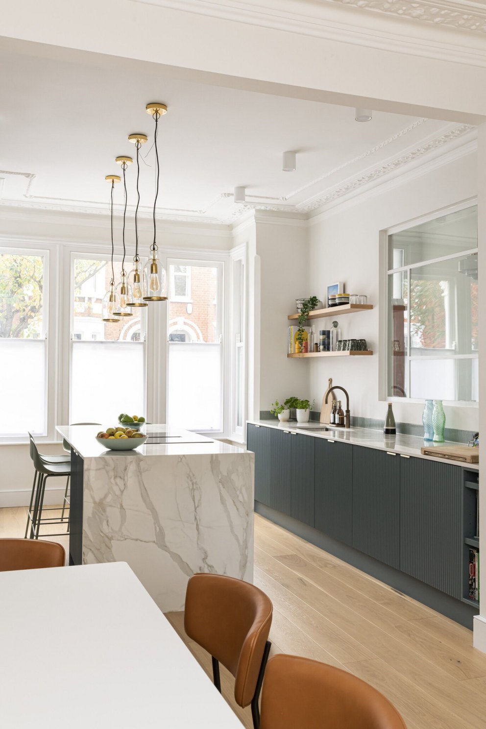 Northcote House | Kitchen from dining area | Interior Designers