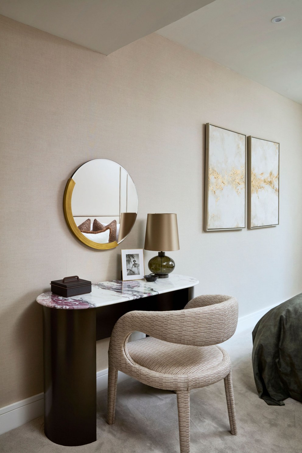 Nine Elms Show Home  | Master bedroom  | Interior Designers