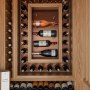 Hampshire Farmhouse | wine room | Interior Designers