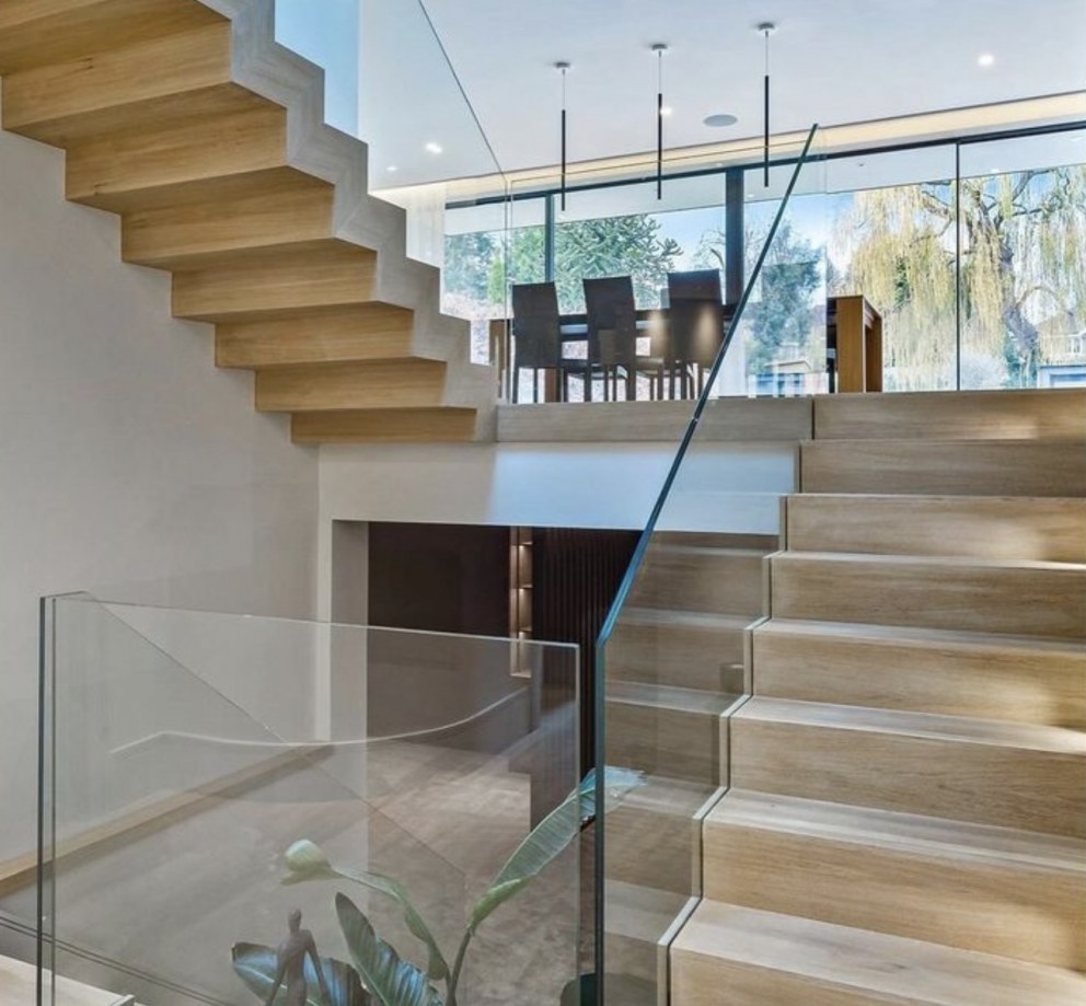 Split Level Hallway / Cobham New Build - InteriorDesigners.net