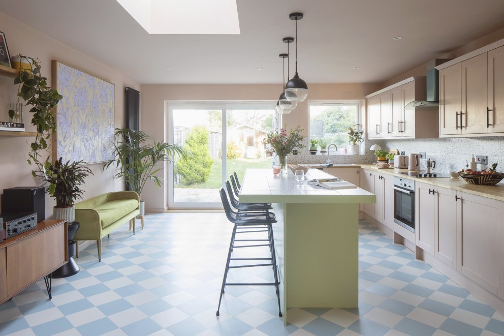 Foreland House | Kitchen wide angle | Interior Designers