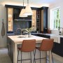 Ascot Refurbishment | Blue shaker kitchen | Interior Designers