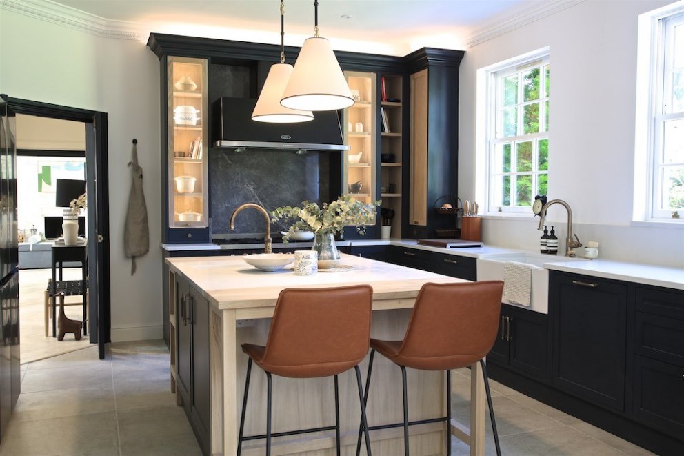 Ascot Refurbishment | Blue shaker kitchen | Interior Designers