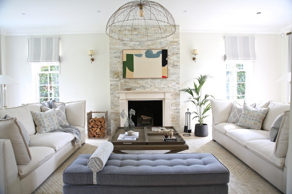 Ascot Refurbishment | Living room fireplace | Interior Designers