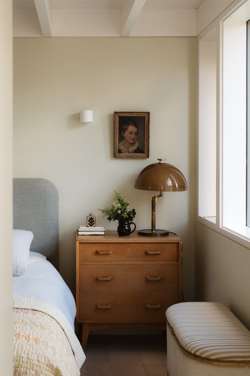 Coach House, East Dulwich | Tranquil Master Bedroom | Interior Designers