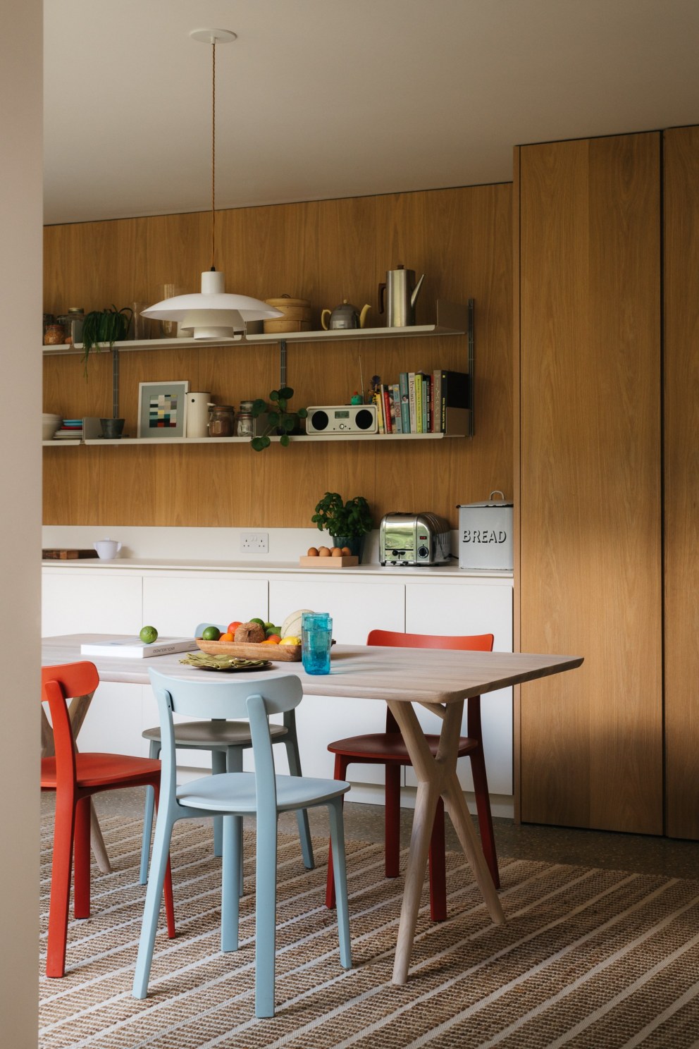 Coach House, East Dulwich | Colourful minimal family kitchen | Interior Designers