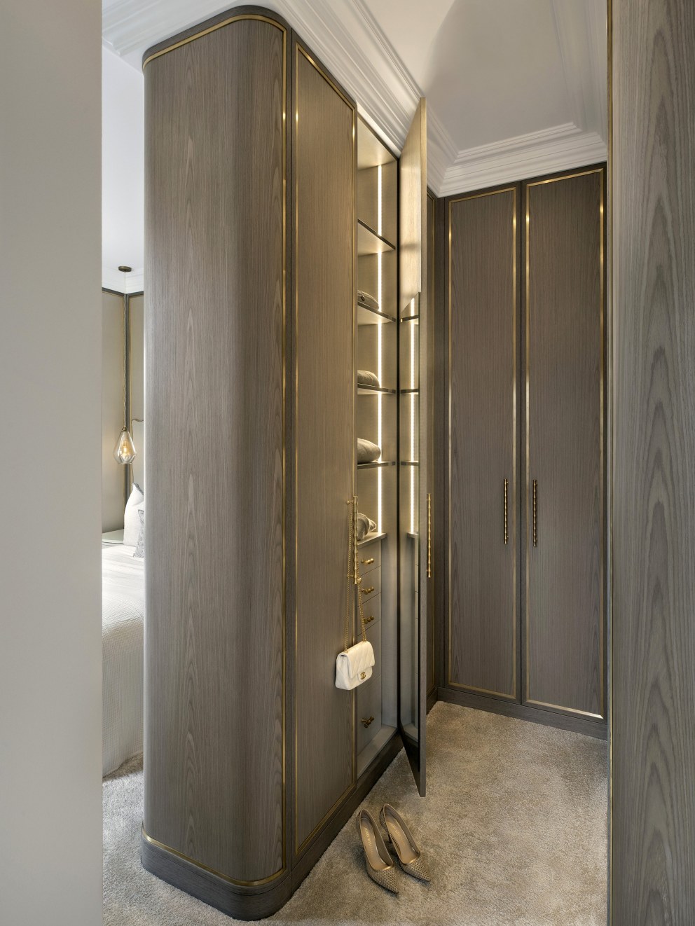 Highgate Family Home | Master Dressing room | Interior Designers