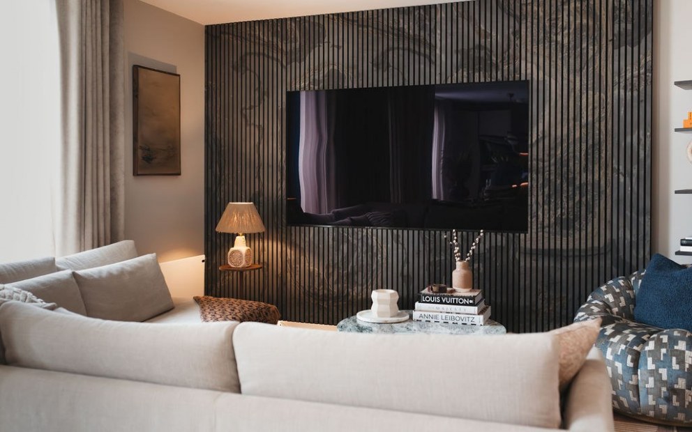 The Penthouse  | Media Wall  | Interior Designers