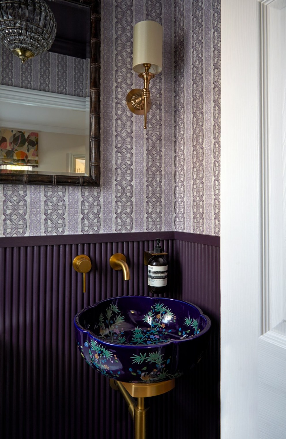 Falling In Love with Home Again | Cloakroom - Basin Detail | Interior Designers