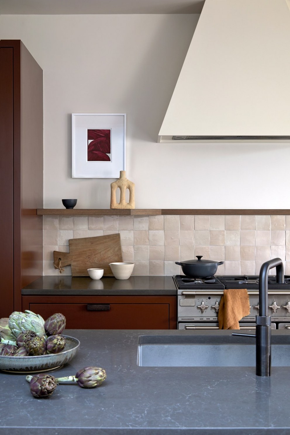 Modern shaker kitchen - Edwardian home extension / Muswell Hill ...