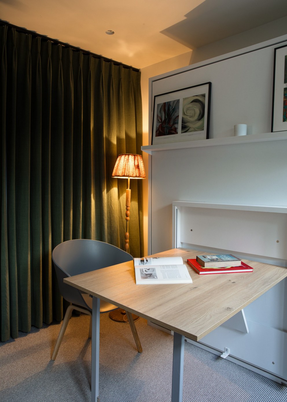 Whitehall Park apartment build and refurbishment | bedroom to study | Interior Designers
