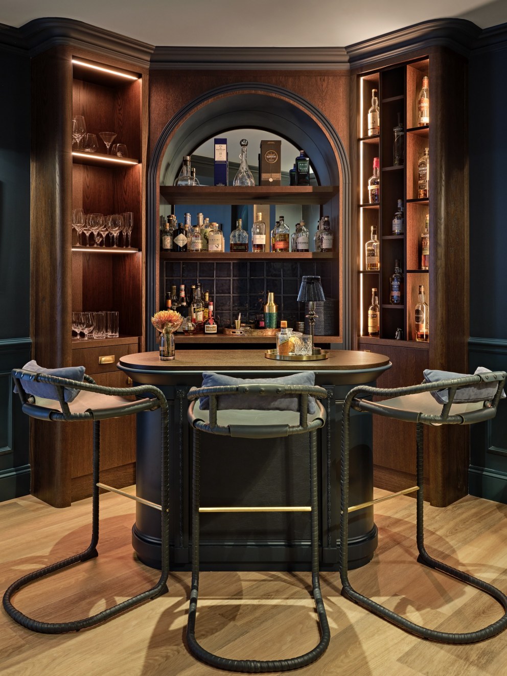 Edwardian Family Home | Bespoke Whisky Bar | Interior Designers