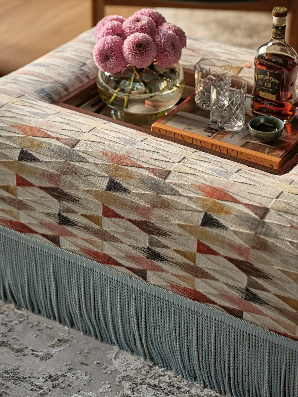 Edwardian Family Home | Bespoke Ottoman | Interior Designers