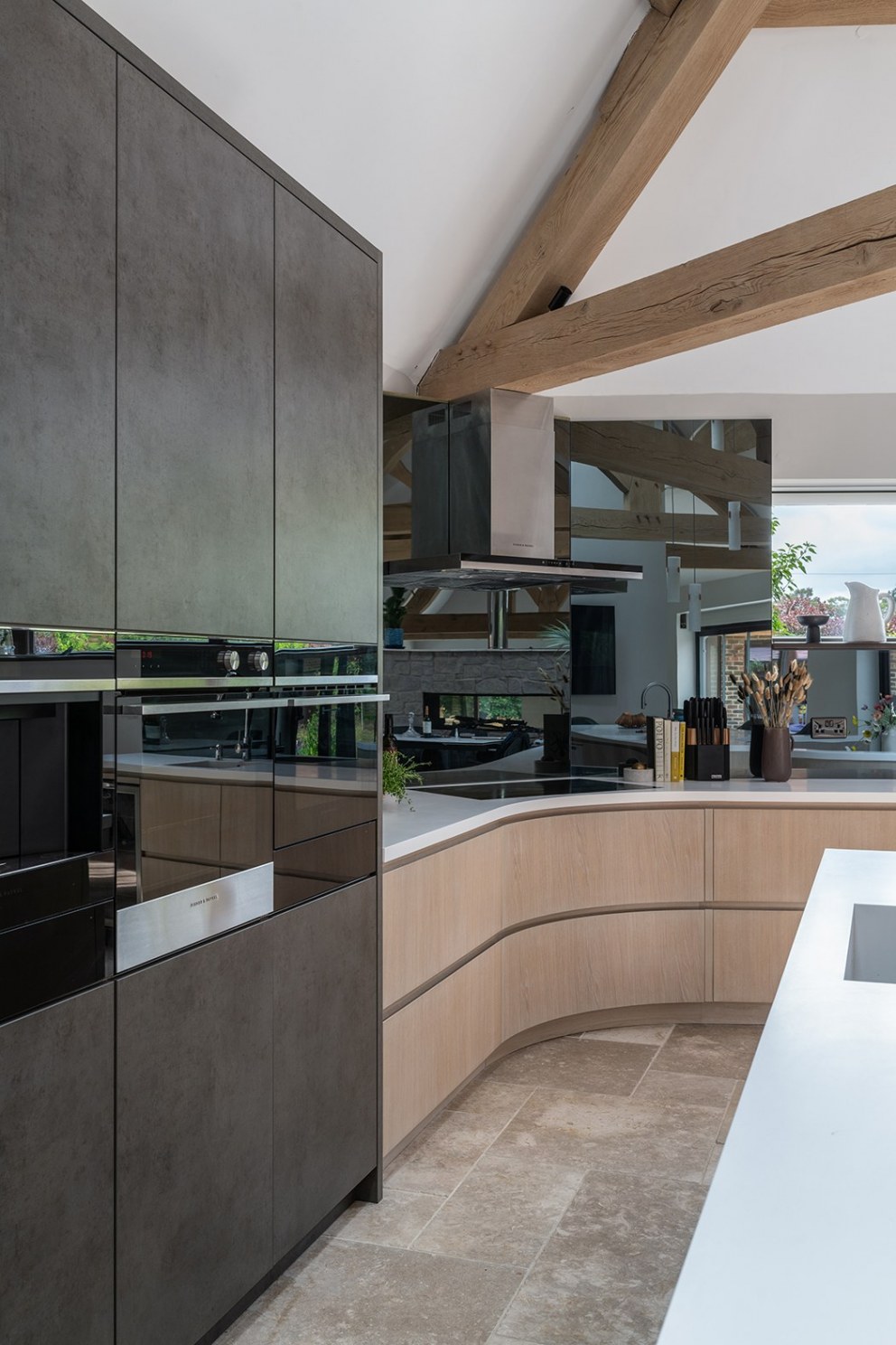 Sussex Kitchen | Curved Cabinetry | Interior Designers