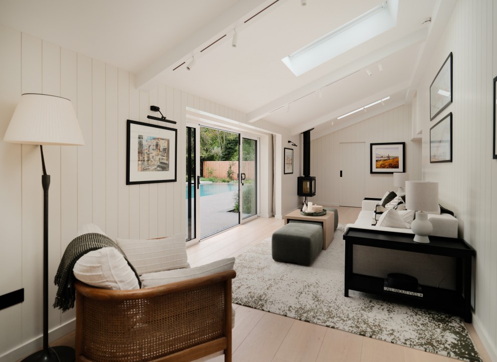 WEST SUSSEX CONTEMPORARY FARMHOUSE | The pool room | Interior Designers