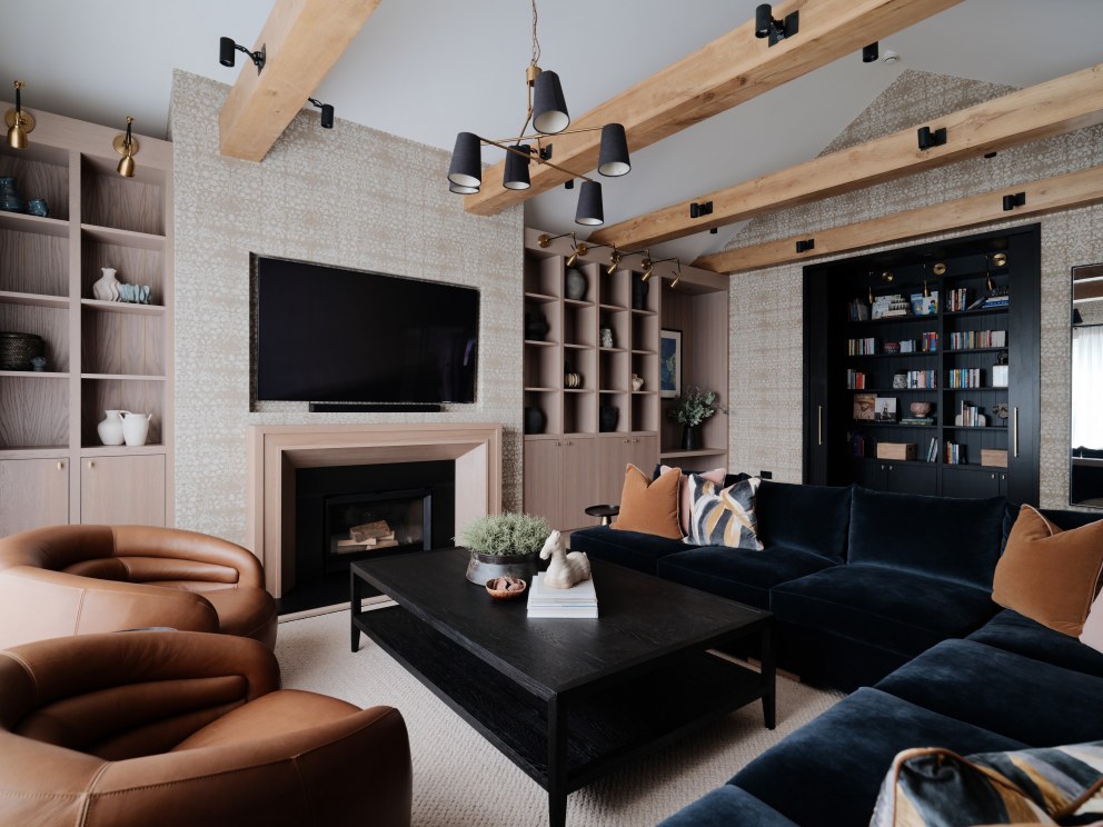 WEST SUSSEX CONTEMPORARY FARMHOUSE | The winter lounge | Interior Designers