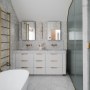 WEST SUSSEX CONTEMPORARY FARMHOUSE | The master suite bathroom | Interior Designers