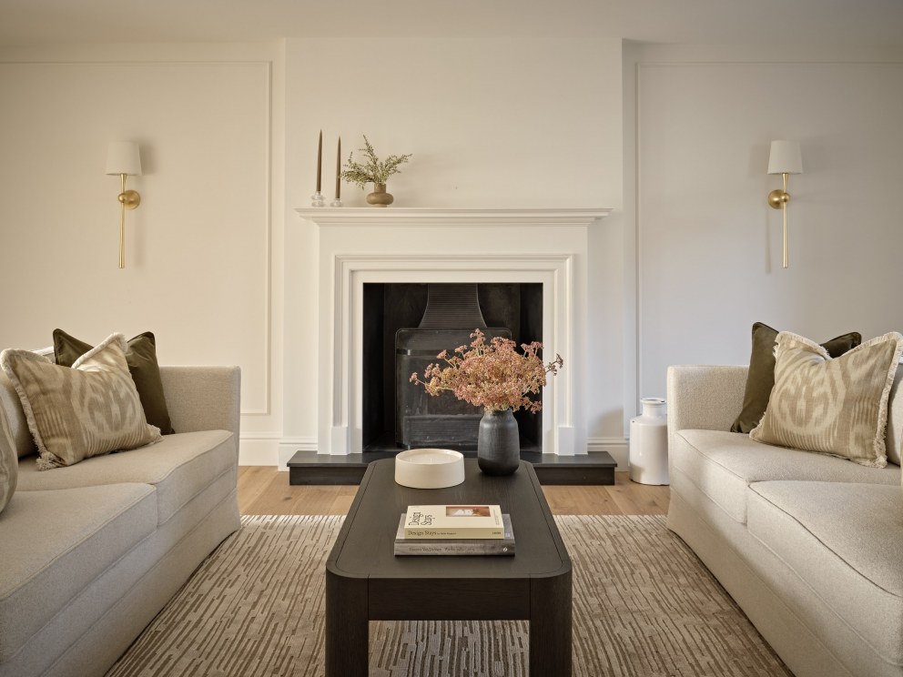 Oxshott Family Home | Classic Contemporary Living Room | Interior Designers