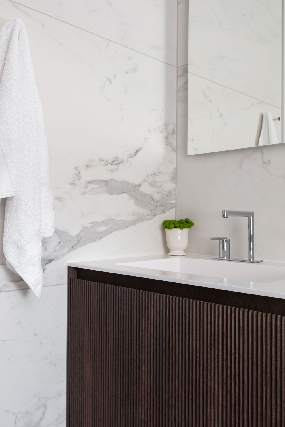 Georgian Townhouse Family Home | Master Bedroom ensuite detail | Interior Designers