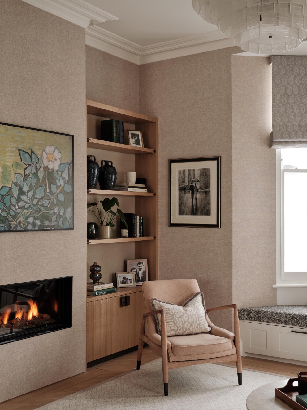 Townhouse in Kensington  | Reception room joinery  | Interior Designers