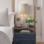 West London Victorian  Family Home  | Master Bedroom side table and lamp  | Interior Designers