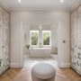 West London Victorian  Family Home  | Master Bedroom Dressing Room with de Gournay  | Interior Designers