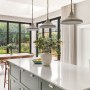 Edwardian Family Home Surrey  | Open plan Kitchen/ Diner with bifolding doors  | Interior Designers
