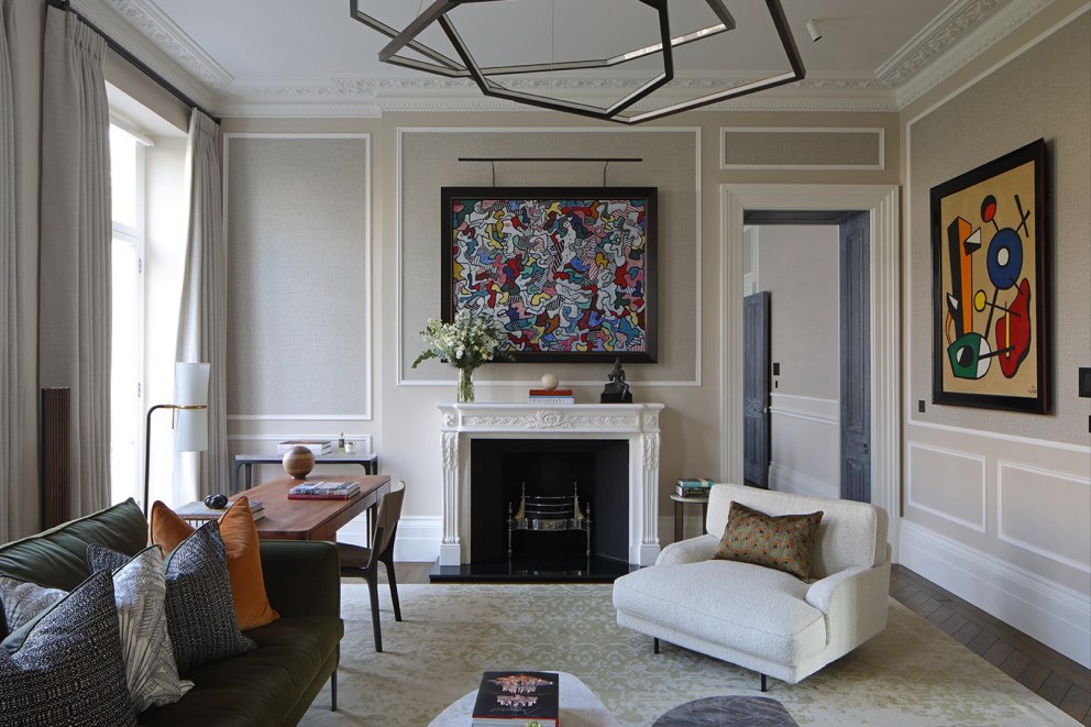 Eaton Square lateral apartment  | Formal reception room  | Interior Designers