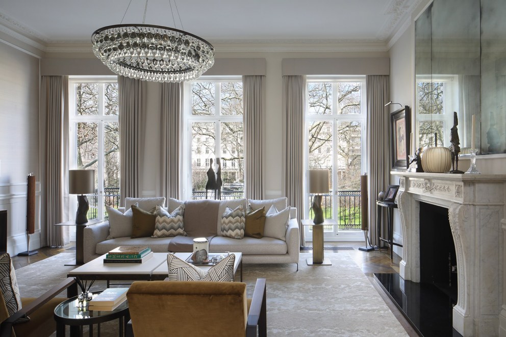 Belgravia Residence in London   | Reception Room  | Interior Designers