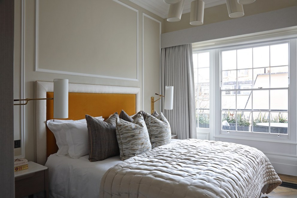 Belgravia Residence in London   | Master Bedroom  | Interior Designers