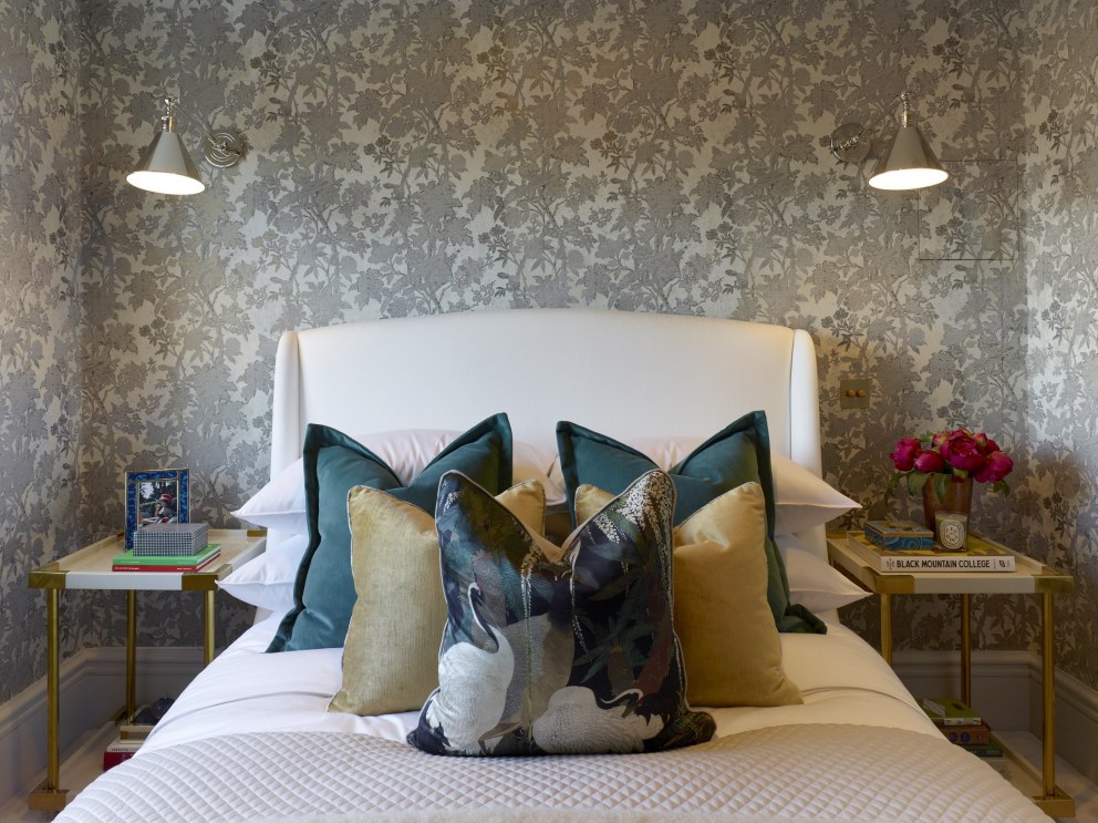 Silk Road | Silk Road - Rubelli Covered Bedroom  | Interior Designers