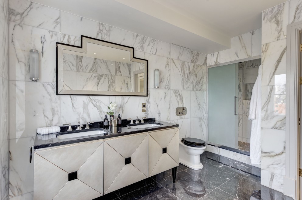 Silk Road | Silk Road - Primary Bathroom | Interior Designers